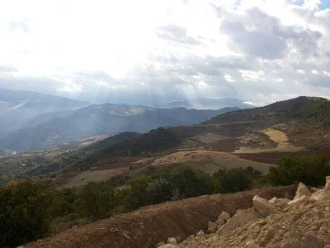 Mountain scenery Stock Photos