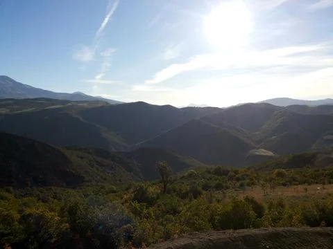 Mountain scenery Stock Photos