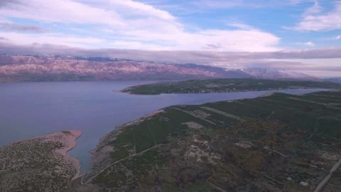 Mountain by the sea Stock Footage 144467212