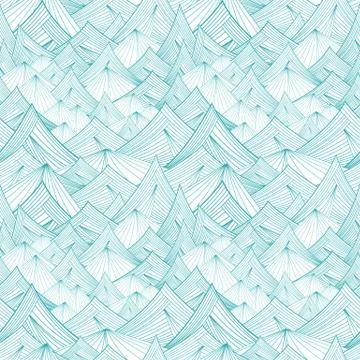Mountain seamless pattern Illustrazione stock