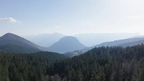 Mountain Seen From The Sky Video stock 246738895