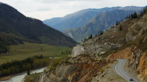 Mountain serpentine Stock Footage 67287937