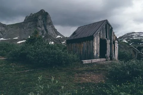 Mountain Shack Stock Photos
