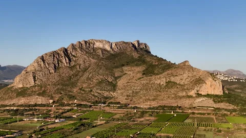 Mountain in Shape of Indian Face Stock-Footage 241427875