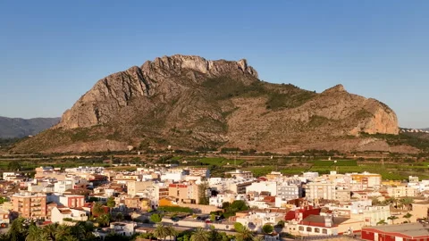 Mountain in Shape of Indian Face Stock-Footage 241428304