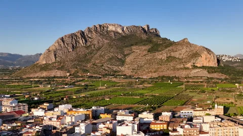 Mountain in Shape of Indian Face Video stock 241428721