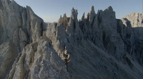 Mountain sharp edge Stock Footage 37309443