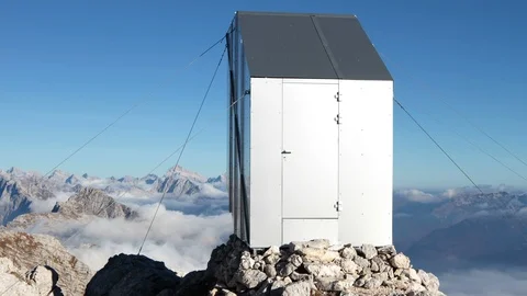 Mountain shelter time lapse Stock Footage 101747953