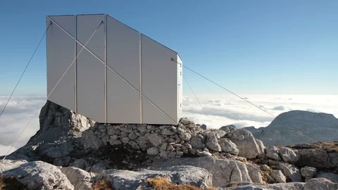 Mountain shelter time lapse Stock Footage 101748025