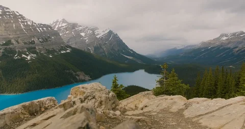 Mountain shot, Banff Alberta 스톡 동영상 92138620