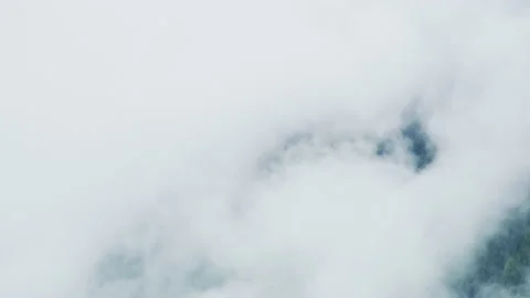 Mountain shrouded in clouds Stock Footage 219718220