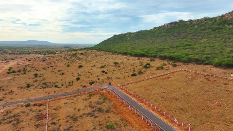 Mountain-Side - Aerial View Stock Footage 249582629