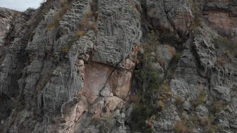 Mountain side Stock Footage 124923830