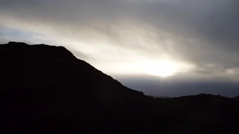 Mountain silhouette Video stock 78263359