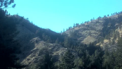 MOUNTAIN SILHOUETTES 스톡 동영상 75011471