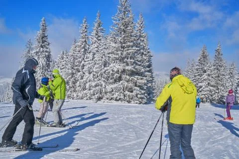 Mountain ski Stock Photos