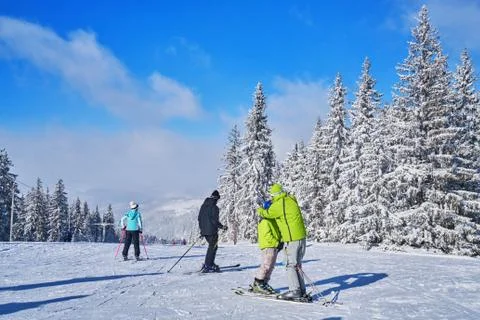 Mountain ski Stock Photos