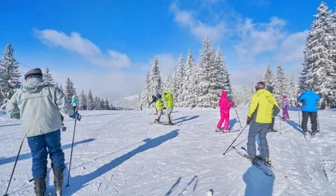 Mountain ski Stock Photos