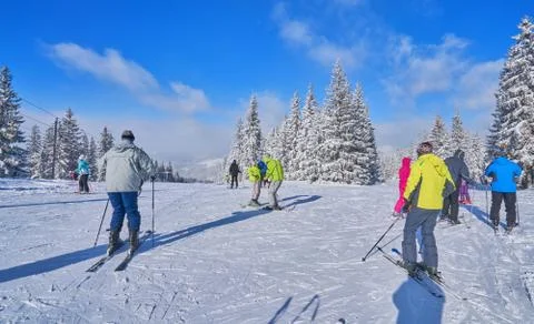 Mountain ski Stock Photos