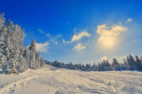 Mountain ski Stock Photos