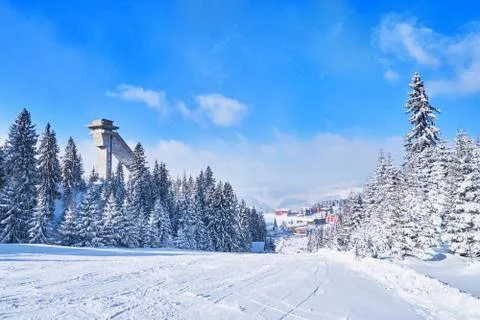 Mountain ski Stock Photos