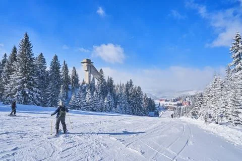 Mountain ski Stock Photos
