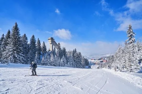 Mountain ski Stock Photos