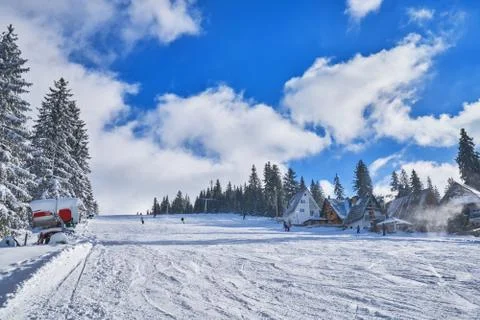 Mountain ski Stock Photos