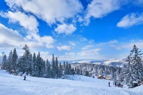 Mountain ski Stock Photos