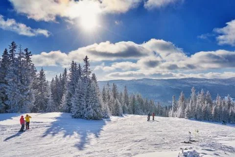 Mountain ski Stock Photos
