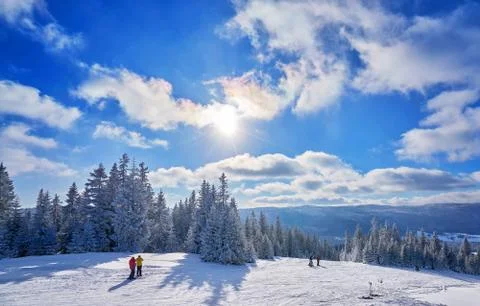 Mountain ski Stock Photos