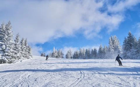 Mountain ski Stock Photos
