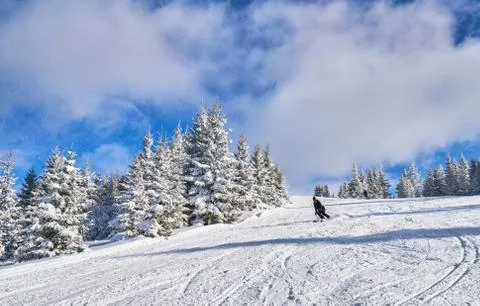 Mountain ski Stock Photos