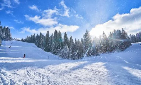Mountain ski Stock Photos