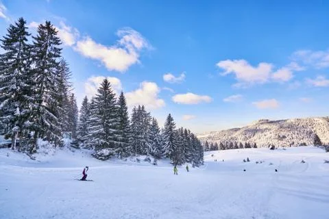 Mountain ski Stock Photos
