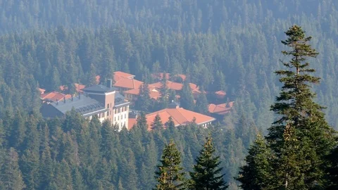 Mountain Ski Resort Stock Footage 84630330