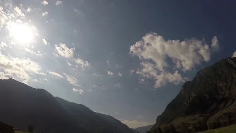 Mountain sky Altay 59,94fps Stock Footage 73991671