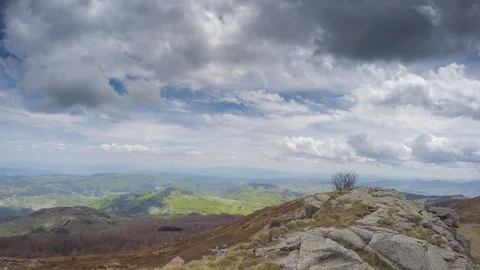 Mountain sky Stock Footage 124784044