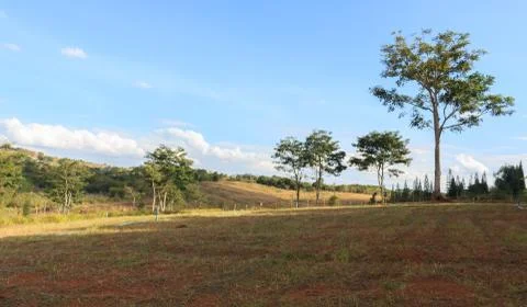 Mountain with sky Stock Photos