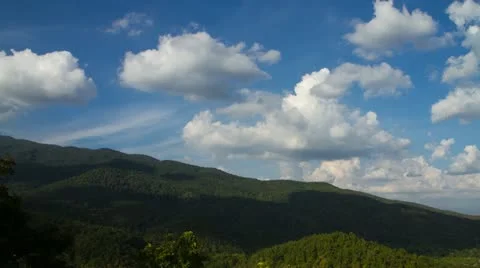 Mountain with sky TimeLapse Stock Footage 21848685