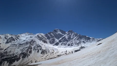 Mountain slow motion view Stock Footage 89815558