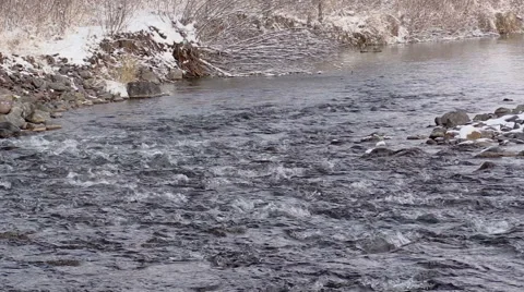 Mountain small river Stock Footage 69244817