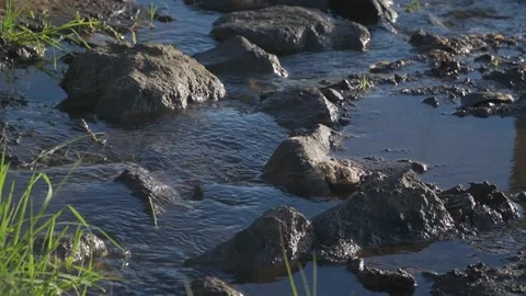 Mountain Small River Stock Footage 230148367