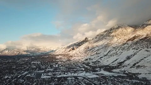 Mountain snow Stock Footage 91519505