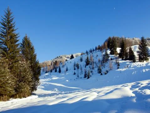 Mountain snow Stock Photos