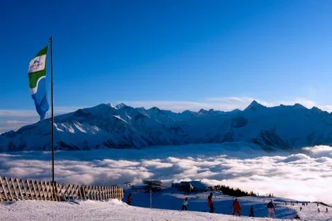 Mountain snow Stock Photos