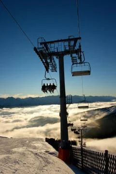 Mountain snow Stock Photos