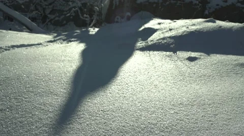 Mountain Snow to Sun Panning 4K Stock Footage 59771799