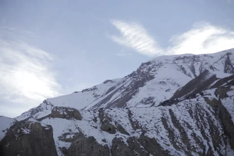 Mountain snow, Time Lapse Video stock 51527741