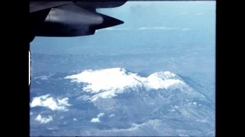 Mountain with snow on top Stock Footage 274148380
